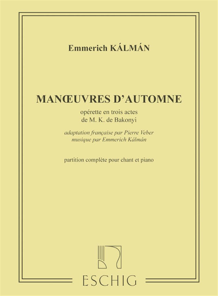 Manoeuvre D'Automne Ch-Piano